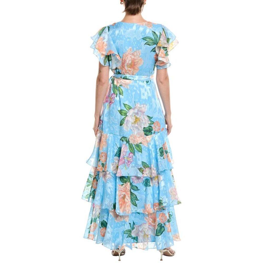 Hutch Womens Rhetta Maxi Wrap Dress, Blue - Picture 2 of 3